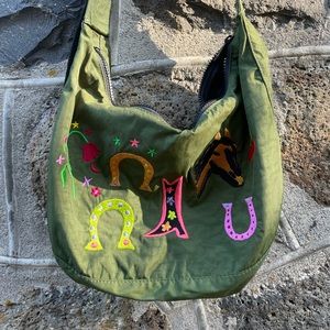 Baggu Jessica Williams Medium Nylon Crescent Bag